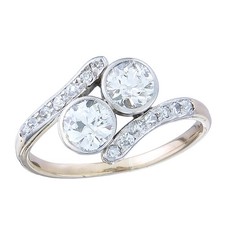 Toi et Moi Old Cut Diamonds