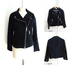 Wildleder Jacke Bikerjacke