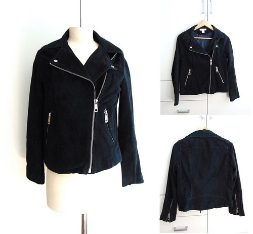 Wildleder jacke bikerjacke - wildleder,