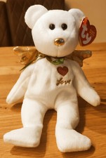Ty Beanie Babies Gift in Weiß, der Winterteddy gut erhalten