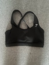 Gymshark Sport BH neu Schwarz 