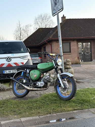 Simson blaue elox felgen - simson,