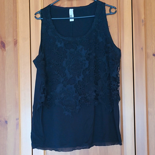 Tredy damen top - damen, schwarz