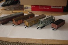 5 - tlg. Güterwagen - Set DR / Ep. IV ( gealtert ) Tillig/BTTB /alle KKK (Set 3)