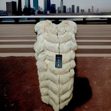 Weste aus Polarfuchs Pelz