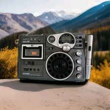 Universum CTR-2981 Space Parabola 3800 Vintage Weltempfänger &Kassetten Recorder