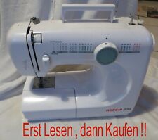 original Necchi 270 Nähmaschine Stichplatte Nähfuß Spule Greifer Nähpedal