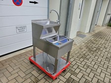 Handwaschbecken- Ausgußkombination Handwaschbecken, Aiusgußbecken Edelstahl