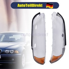 Streuscheiben Set für 5er BMW E39 Facelift 2000-2003 Scheinwerfer Scheibe Glas