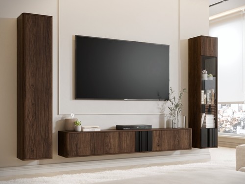 Wohnwand rogart wohnzimmer - wohnwand,