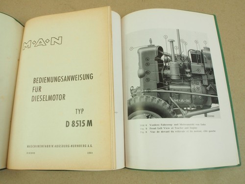 Man b18a schleppermotor d8515 - man,