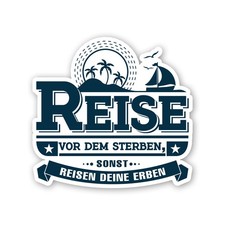 Wohnmobil-Aufkleber I Reise