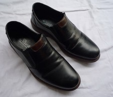 Halbschuhe schwarz v. Rieker Gr. 43 weiches Leder Slipper