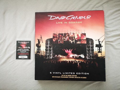 David gilmour vinyl box - box, live