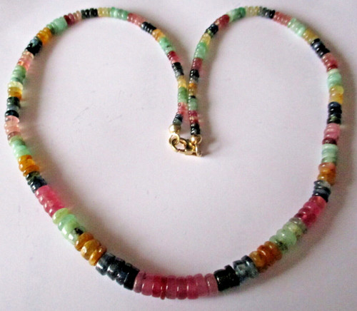 Collier kette rubin saphir - collier,,