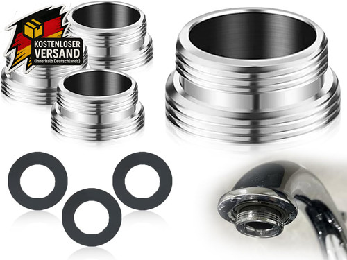 Wasserhahn adapter set - adapter, m24-m22