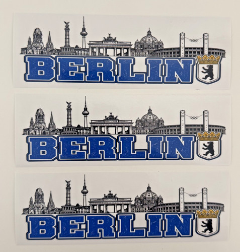 Berlin skyline aufkleber - berlin,