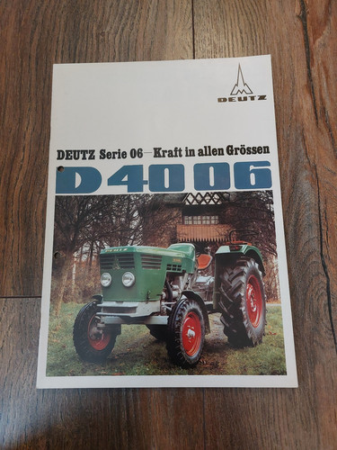 Original prospekt deutz 40 - original,