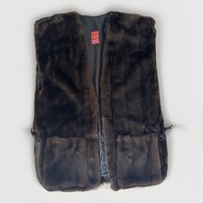 Kunstpelzweste in Braun 👌