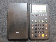 BRAUN  world traveller ET88 Taschenrechner Typ 4788 ca 1991 D.Rams vintage retro