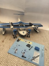 PLAYMOBIL Flugzeug 9436 Wasserflugzeug Polizei Flugzeug Rettung