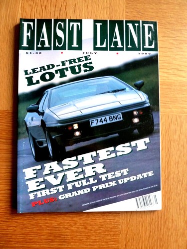 Fast lane magazine july 1989 - july,