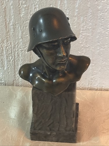Soldaten büste mit stahlhelm - soldaten,