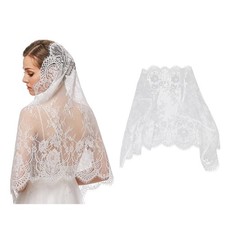 Lace mantilla catholic veil - mantilla,