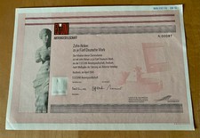alte ESCOM-Aktie, Nennwert 50