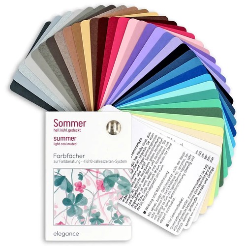 Farbpass sommer mit farben - farbpass,