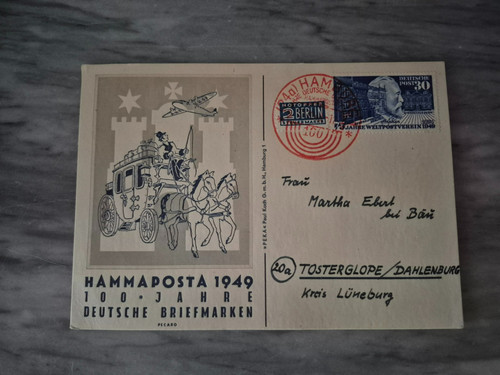Philatelie hammaposta 1949 - hammaposta,