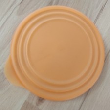 Deckel für Eleganzia Schüssel 600 ml * Durchmesser 16 cm * Tupperware * orange