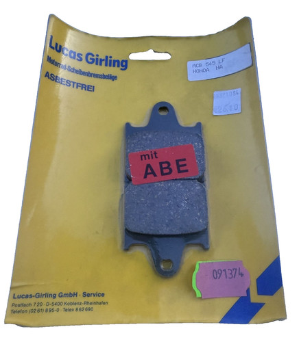 Bremsbeläge für honda - bremsbeläge,