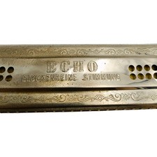 🎵 Hohner Echo Glockenreine Stimmung – Vintage Mundharmonika ca. 1950 – Tremolo 