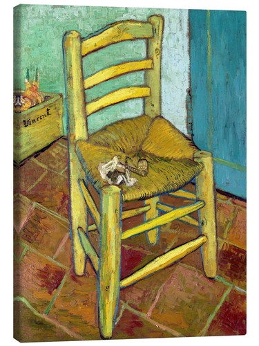 Leinwandbild van goghs stuhl - van,