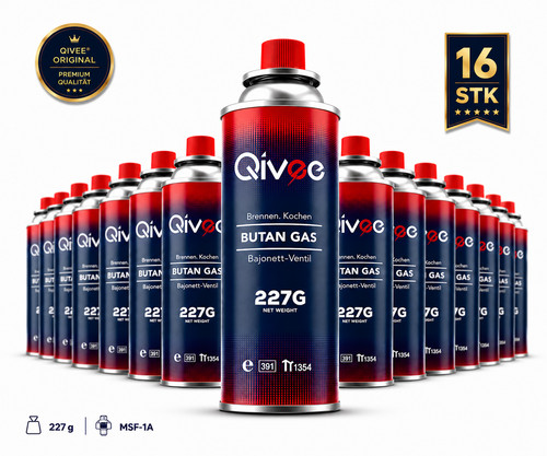 16x butan gas kartusche 227g - gas,