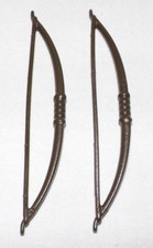 22007, 2x Bogen, Langbogen, Ritter, Indianer, dunkelbraun