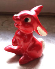alter GOEBEL Hase Walt Disney " Klopfer" rot , 5cm