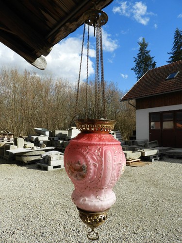 1880 orig ampellampe mit - c.1880,
