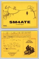 Ham Radio QSL QSO Postcard