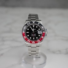 Automatic GMT Watch Black Dial