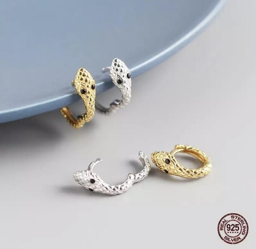 Creolen schlange sterling - creolen,
