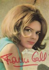FRANCE GALL Original Autogramm signierte Philips Postkarte Top Portrait 60er