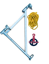 Gerüstarm + Umlenkrolle 150mm