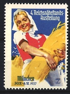 Künstler reklamemarke ludwig - künstler-reklamemarke,