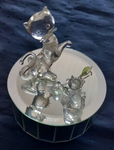 Vintage spieluhr glas - vintage,
