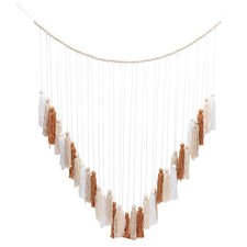 Makramee Wand Behang GroßEr Makramee Wand Behang mit  Perlen Bohemian W8807