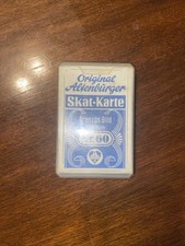 Original Altenburger Skat-Karte Franz.Blatt Nr.60 Leerhülle