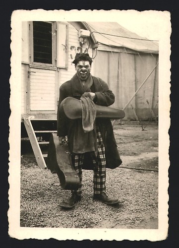 Fotografie circus clown im - fotografie,