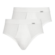 Jockey Herren Slips, 2er Pack - Luxury Cotton Classic Brief, gasierte Baumwol...